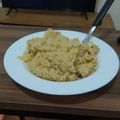 El cooksnap de Giovanny Dionisio cuando hizo Arroz con pollo al curry.