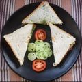 Dr. Pushpa Dixit's cooksnap of when they made Vegetable mayo sandwich.