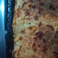 El cooksnap de Lydia Benitez cuando hizo Sopa paraguaya con sémola.