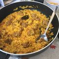 El cooksnap de Ana Rosello Ferreira cuando hizo Arroz con salchichas frescas (longaniza blanca).