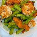 張雅芸 的 香蒜蘆筍炒蝦仁 cooksnap