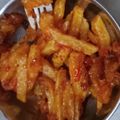 Megha bansal का कुकस्नैप जब उन्होंने चिल्ली पोटैटो (chilli potato recipe in Hindi) बनाया था।