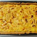 El cooksnap de Manolo Peinado Peinado cuando hizo Tarta de crema de coco y manzana en Monsieur Cuisine.