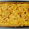 El cooksnap de Manolo Peinado Peinado cuando hizo Tarta de crema de coco y manzana en Monsieur Cuisine.