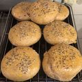 El cooksnap de Lorena Losardo cuando hizo Pan de hamburguesas.
