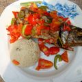 Josepha Roland's cooksnap of when they made Peppered fish 😋.