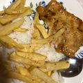 El cooksnap de Laia Amaya cuando hizo Pechuga de pollo en salsa de naranja.