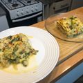 El cooksnap de Florencia de la Vega cuando hizo Soufflé de zapallitos y queso.