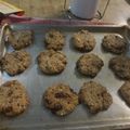 El cooksnap de Nikki cuando hizo Galletas de avena con banana almendras y chocolate 0% azúcar.