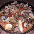 El cooksnap de Mari Carmen Alonso cuando hizo Zarzuela de pescado y marisco.