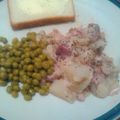 Matt's cooksnap of when they made Creamy Ham and Potatoes.