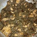 Kiran Asghar's cooksnap of when they made Palak Chicken (Spinach Chicken).