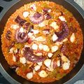 El cooksnap de doclauris cuando hizo Paella de pulpo.