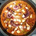 El cooksnap de doclauris cuando hizo Paella de pulpo.