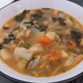 El cooksnap de Susana cuando hizo Garbanzos con acelgas.