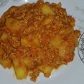 El cooksnap de Conni Fernández cuando hizo Carne picada con patatas.