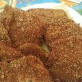 El cooksnap de stelladelmare7 cuando hizo Milanesas de zapallito y Berenjenas con ensaladas varias.