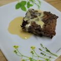 Cooksnap Maizatul Akma semasa beliau membuat Puding Roti Coklat.