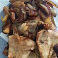 El cooksnap de Irene-Guirao cuando hizo Pechuga de pollo fileteada con manzana y cebolla, al horno (hecha en robot de cocina).