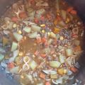El cooksnap de Romina Herrera cuando hizo Guisado de lentejas.