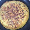 El cooksnap de Pirulina cuando hizo Tortilla española con chorizo.