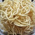 Vandana Darji's cooksnap of when they made ભાવનગરી ગાંઠીયા (bhavngri gathiya recipe in Gujarati).