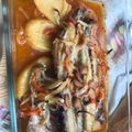 El cooksnap de Alvaro Iglesias cuando hizo Corvina al horno con patatas, cebollas y pimientos.