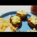El cooksnap de Wendy Martir cuando hizo Huevos empanizados ¡estúpidamente deliciosos!.