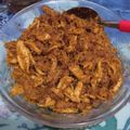 Cooksnap dari Hera untuk resep Gepuk ayam suwir srundeng