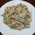 El cooksnap de Loli Recetas cuando hizo Gulas con gambas y huevo frito.