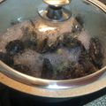 El cooksnap de Lourdes Ruiz Parrado cuando hizo Mejillones al vapor con vino blanco.