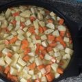 El cooksnap de Malena Querio cuando hizo Tortilla de zanahoria y papas.
