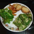 El cooksnap de Ximena Gento cuando hizo Filete de pescado en crema de cilantro.