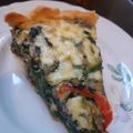 El cooksnap de berta cuando hizo Quiche de espinaca y cebolla.