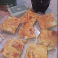 El cooksnap de Ayelen Elgarte cuando hizo Torta de jamón y queso, masa licuada.