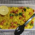 Dr. Pushpa Dixit's cooksnap of when they made Indore poha 😋😋❤️.