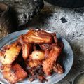 El cooksnap de Alex Garrido cuando hizo Chicharrón de costilla de cerdo con piel.