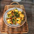 Cooksnap Salina Jalaludin semasa beliau membuat Tauhu Telur Pak Choy Cincang.