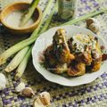 Cooksnap Nur Dhunaa AB Maleq semasa beliau membuat Ayam Percik Putih (simple).