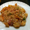 El cooksnap de airpegui cuando hizo Arroz tres delicias con salsa agridulce casera.