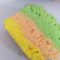 Cooksnap dari Rita Muliasari Bunda Sophie untuk resep Bolu Pelangi 3 Telur
