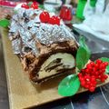 El cooksnap de nuria P cuando hizo Tronco de Navidad  (Enrollado - Brazo de la Reina) de Chocolate.