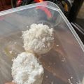 Cooksnap dari Andriana untuk resep Beras Ketan kukus 2 topping (susu keju & kelapa parut manis)