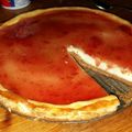 El cooksnap de Noe cuando hizo Cheesecake con frutos rojos.