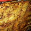 El cooksnap de Criis Tina Denise cuando hizo Lasagna de carne.