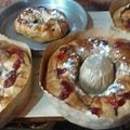 El cooksnap de Marisol Lombardo cuando hizo Rosca de Reyes.