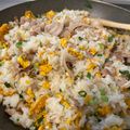 miahanayuu's cooksnap of when they made ラーメン屋さん直伝 簡単 ねぎと卵の炒飯.