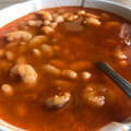 El cooksnap de Crestapotxa Y ya cuando hizo Alubias con gambas y almejas en Mambo.