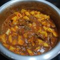 El cooksnap de Maite cuando hizo Caldereta de cordero al vino blanco.