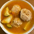El cooksnap de Jimena cuando hizo Albóndigas con arroz.